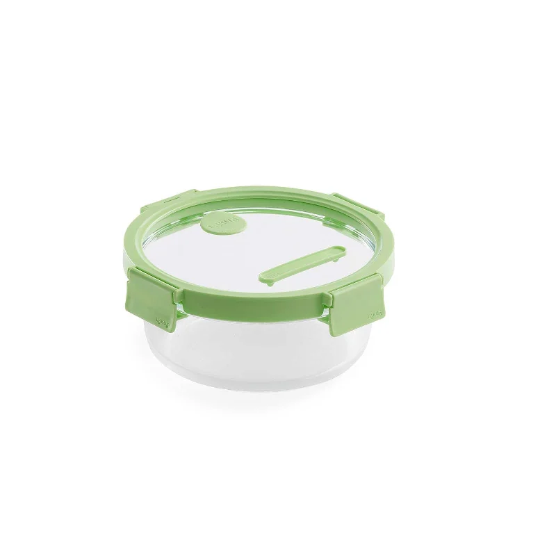 Lekue 100% Airtight Round Glass Food Storage Container