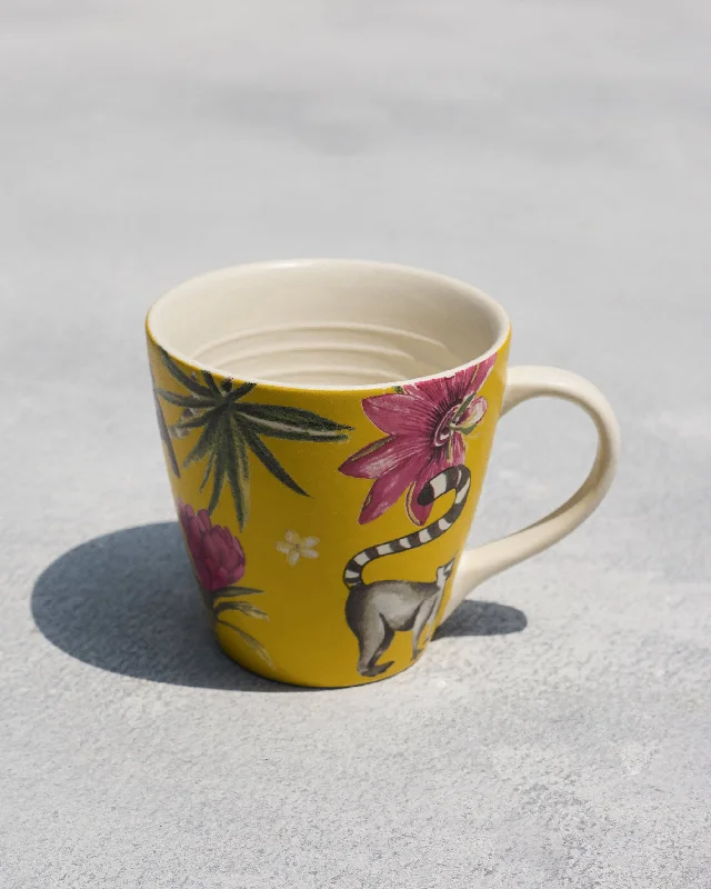 Lemur Conical Mug - Yellow