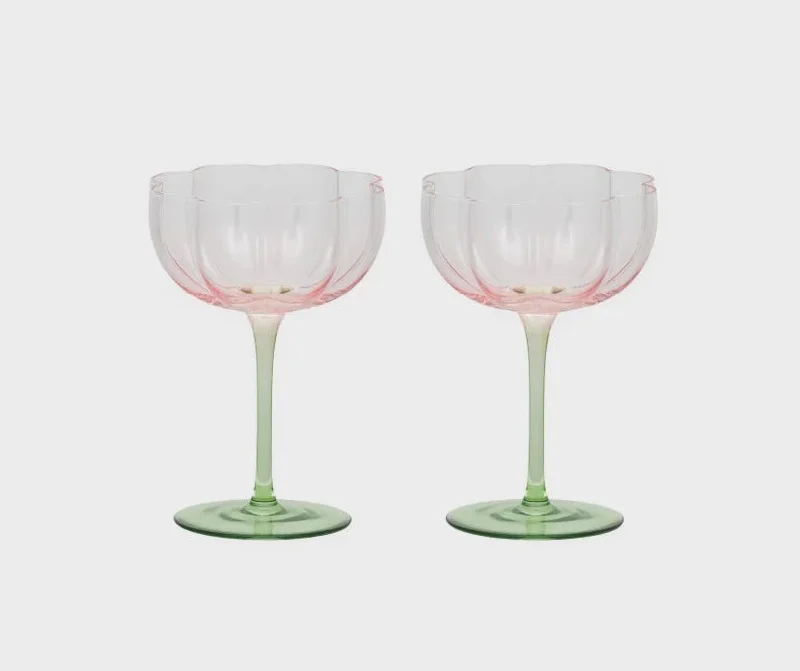 Lotti S/2 Tulip Glasses