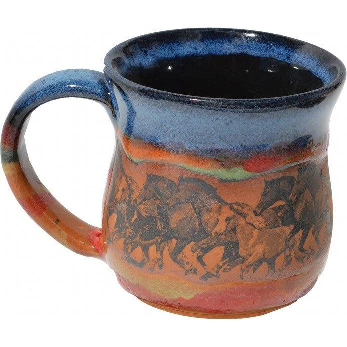 Open Range Horses Coffee Cups