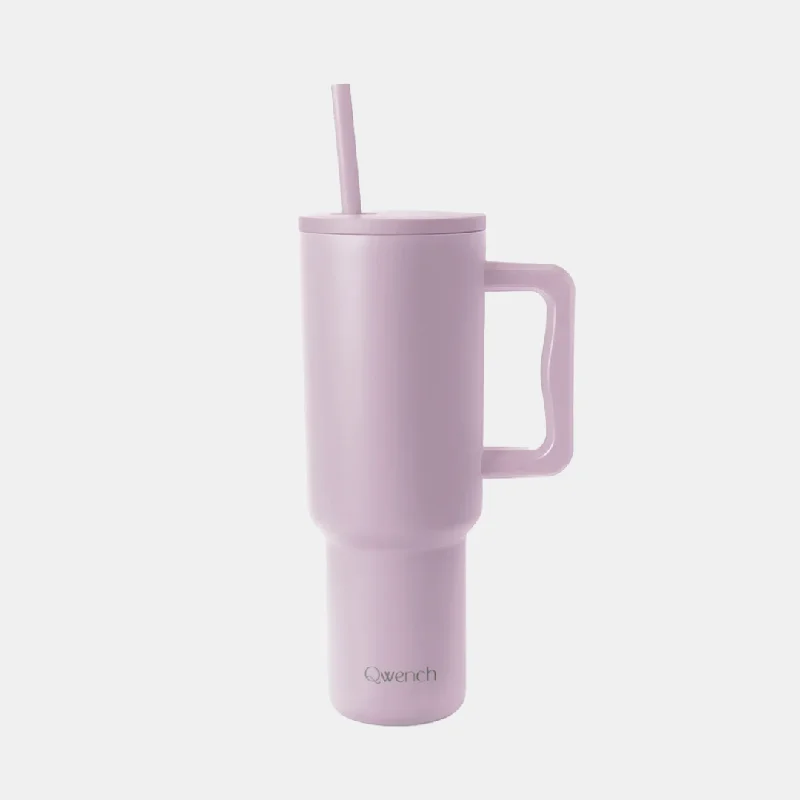 Qwench Premium Insulated Tumbler 40oz w/straw - Lavender Haze