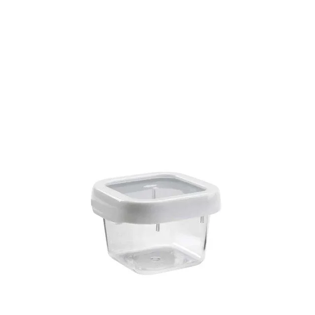 Small Square Lock Top Plastic Container