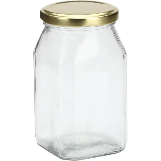 Somil Compact Glass Jar for Home and Kitchen Storage Needs | 400 ML | 3 x 3 inches