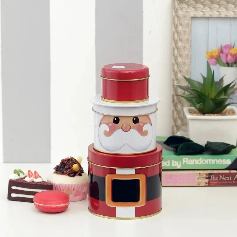 Tall Santa Tin Box | 4 x 8 inches