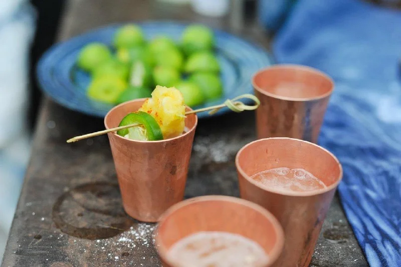 Tequilero Copper Shot Cup