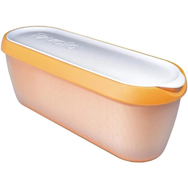 Tovolo 1.5 Quart Glide-a-Scoop Ice Cream Tub Orange