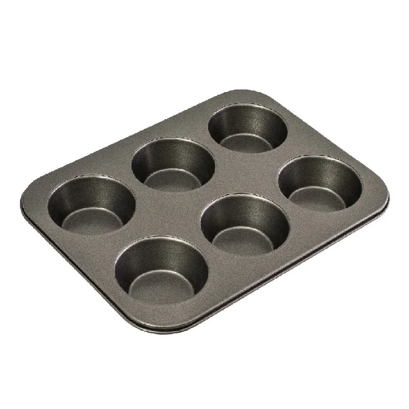 Bakemaster 6 Cup Large Muffin Pan 35x26cm