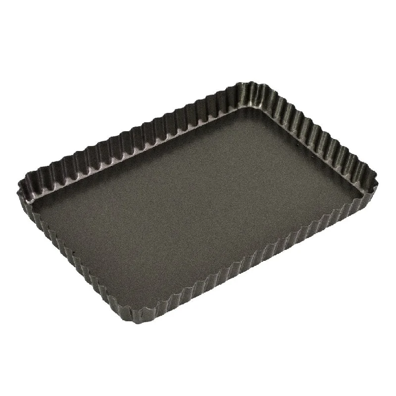 Bakemaster Loose Base Rectangular Quiche Pan 31x21x3.5cm