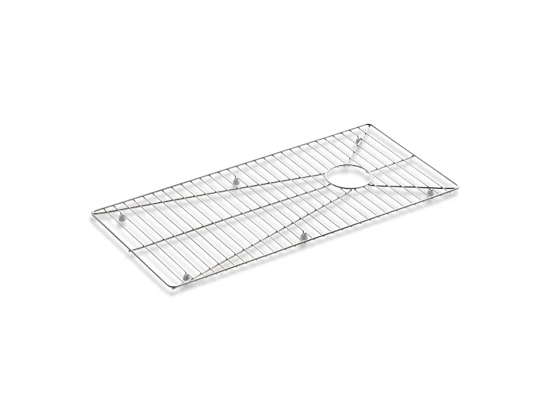 8 Degree Sink Grid in Stainless Steel (31.25" x 14.75" x 1.88")