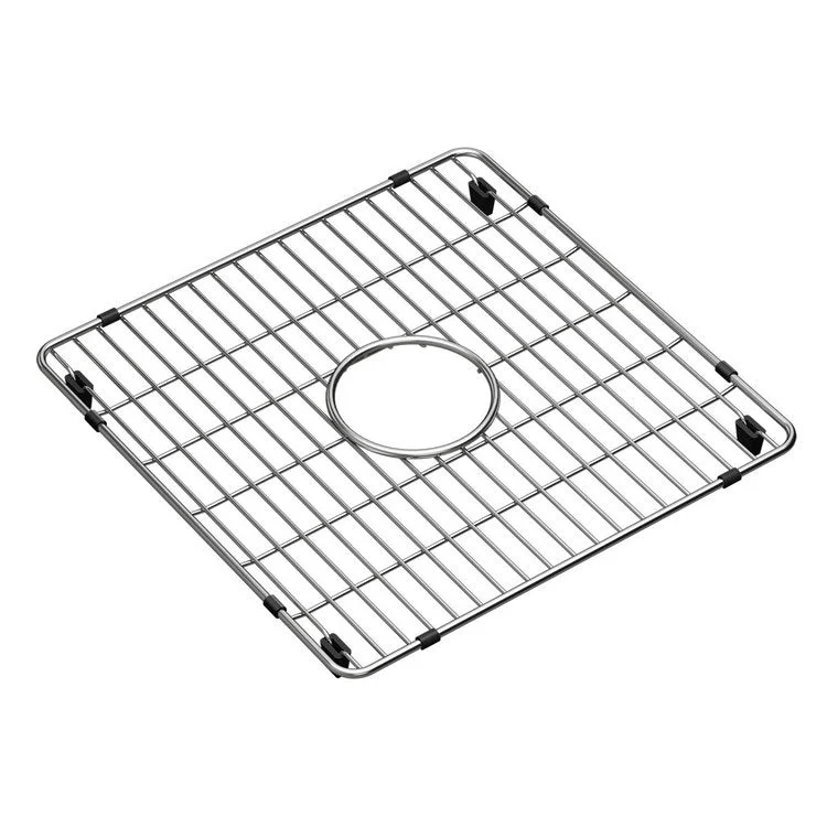 Sink Grid Crosstown Bottom Grid 14.5 x 14.5 Inch Polished Stainless Steel