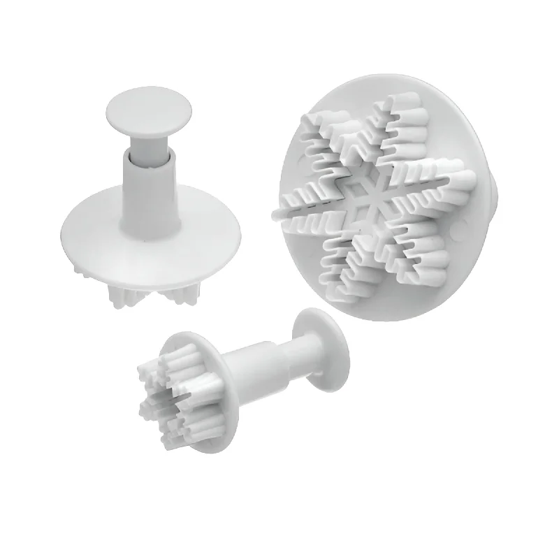 Mondo Snowflake Plunger Cutter Set 3 Piece