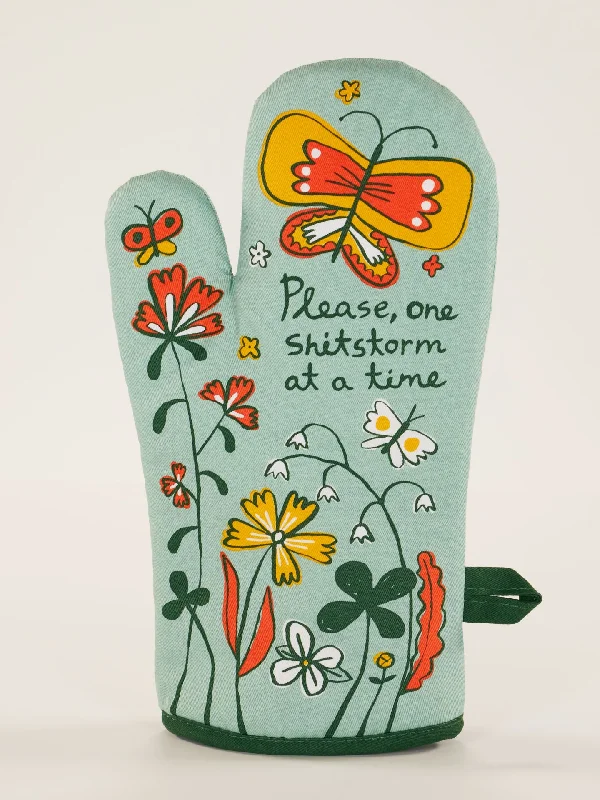 Please, One Shitstorm At A Time Oven Mitt