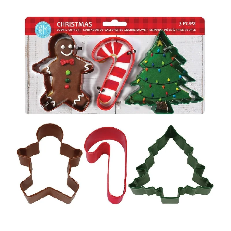 R&m Xmas Cookie Cutter Set Of 3 - Multi-colour